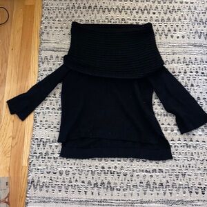 Off the shoulder sweater